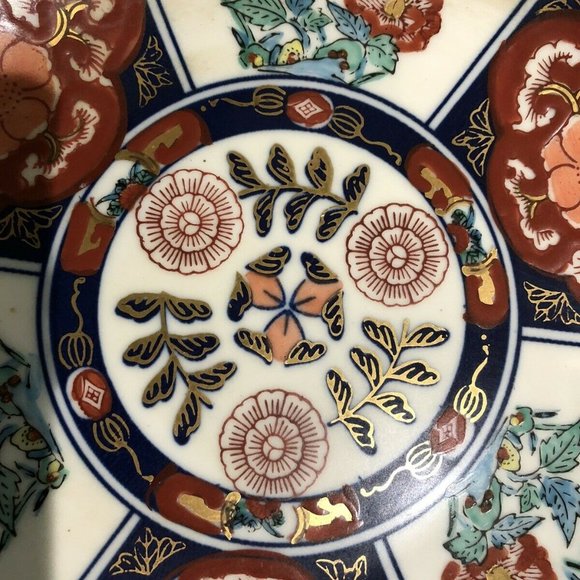 Imari Gold Antique Japanese Hand Painted Gold Imari Plate MINT - Picture 2 of 4